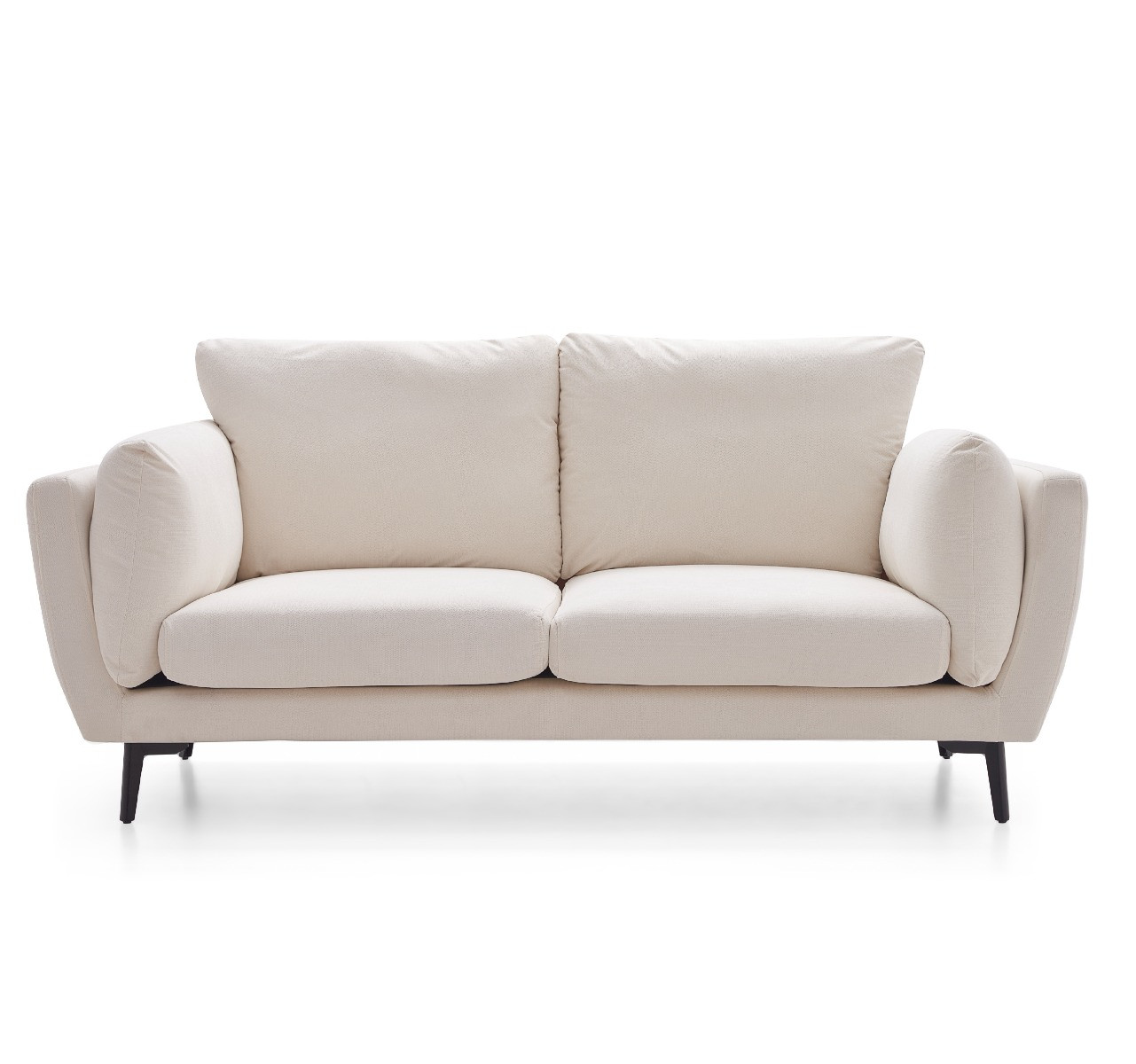 Aledwen 2-Seater Sofa – White Fabric
