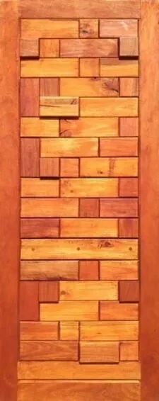 Door Mixed Timber Rustic Gold-w813xh2032mm