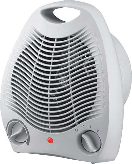 FAN HEATER 750/1500W WITH THERMO CUT-OFF