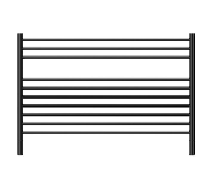 Jeeves Classic K Heated Towel Rail Black with Right Power Connection ZAK0750GR