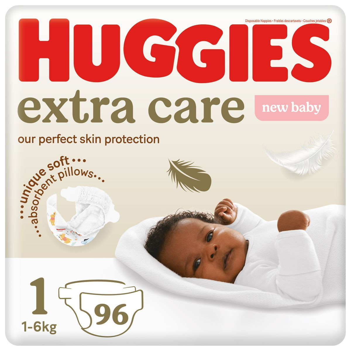Huggies Set Extra Care Sz1 96//