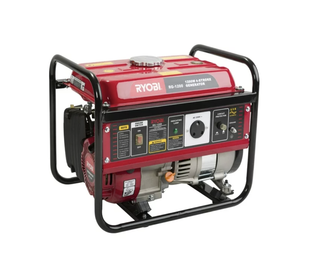 Ryobi  1.2 kVA  Pull-Start Petrol Generator