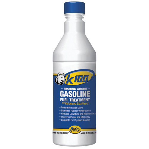 Husky K1005MG K100 MG+ 5 GAL. Bottle Marine Gasoline Fuel Treatment & Stabilizer - Treats up to 1600 Gallons