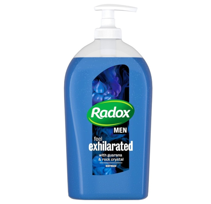Radox MEN Feel Exhilarated Guarana and Rock Crystal Body Wash 750ml