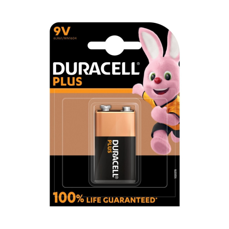 Battery 9V Duracell Mn1604 Pp3