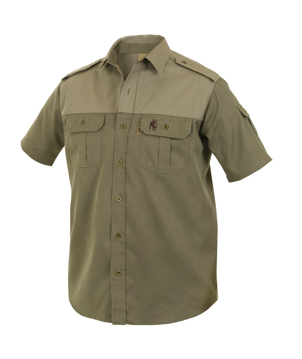 Boerboel Kalahari Shirt – Olive/Putty