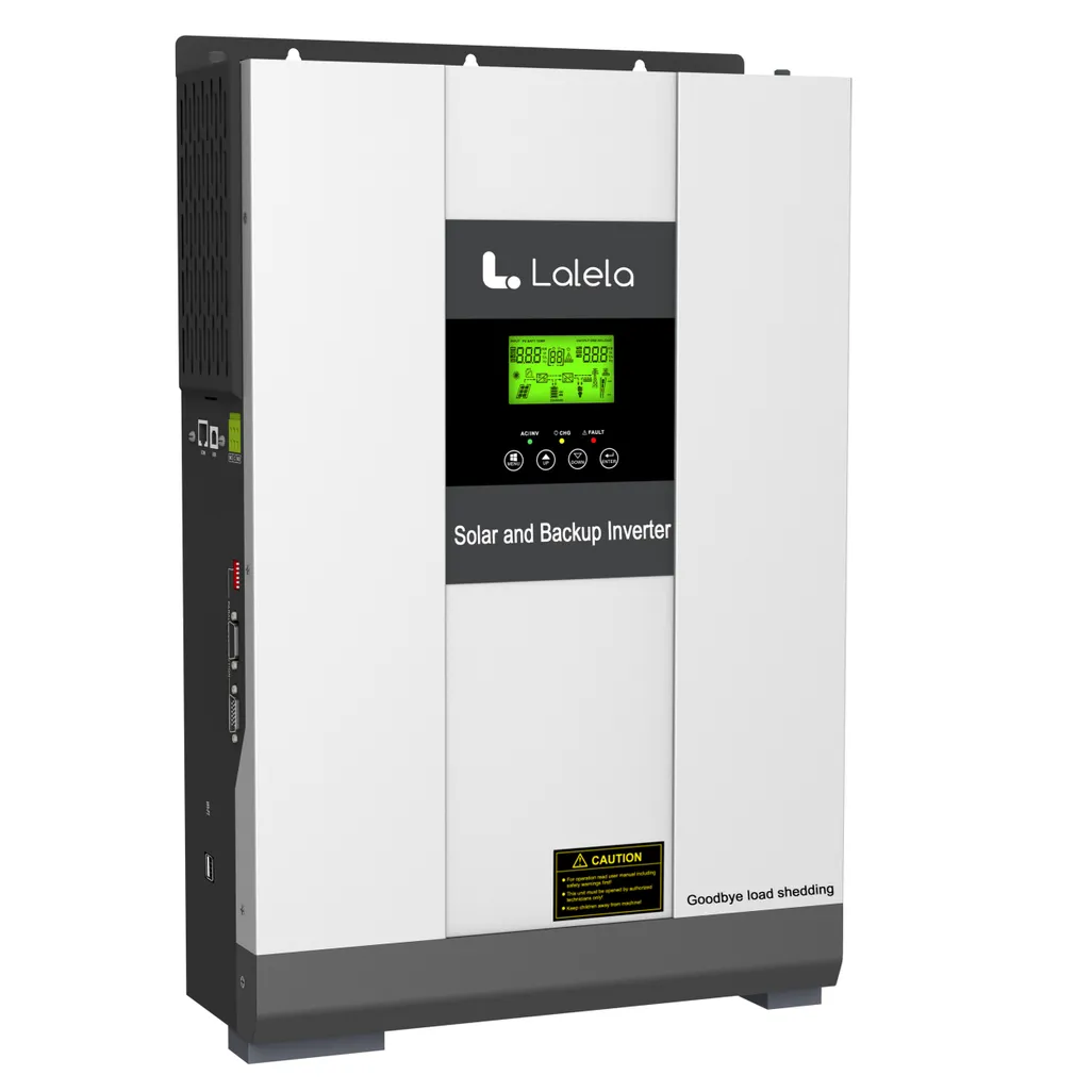 LALELA HYBRID INVERTER 48V 5000W PURE SINEWAVE 80A MPPT SOLAR CONTROLLER