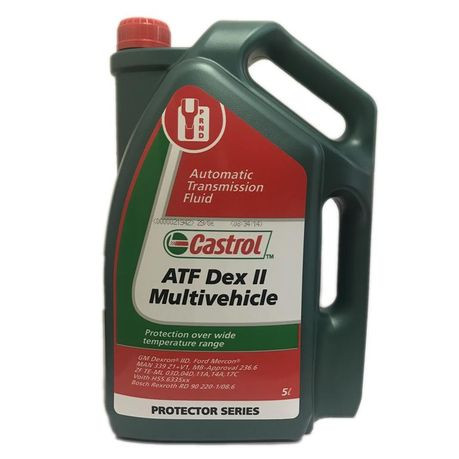 Castrol ATF Dex II Multivehicle Automatic Transmission Fluid - 5 litre
