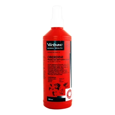 Oberdine Wound, Eye and Footrot Spray for Livestock