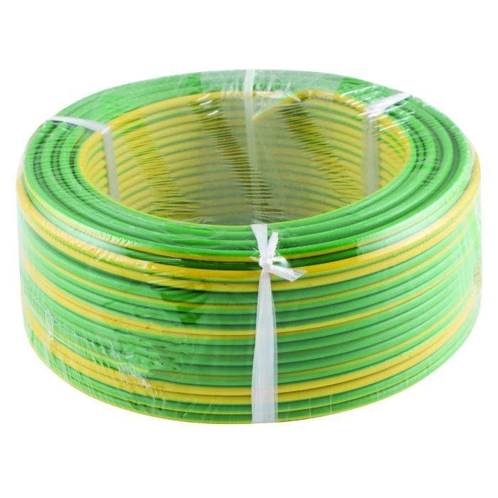 Green & Yellow House Wire 1.5mm x 50m