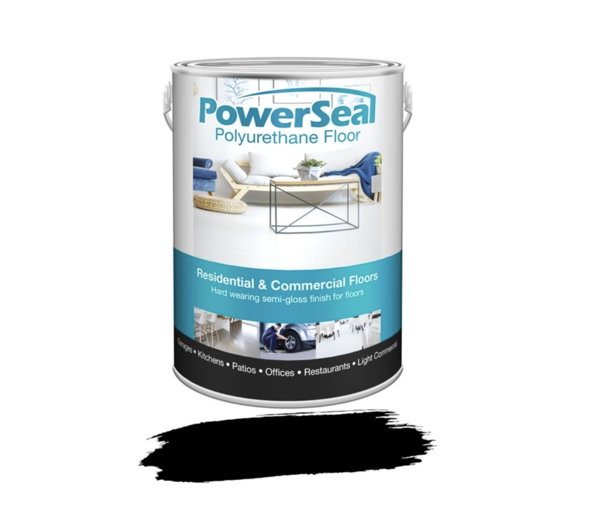 Powerseal 2 x Polyfloor - Black (5L)
