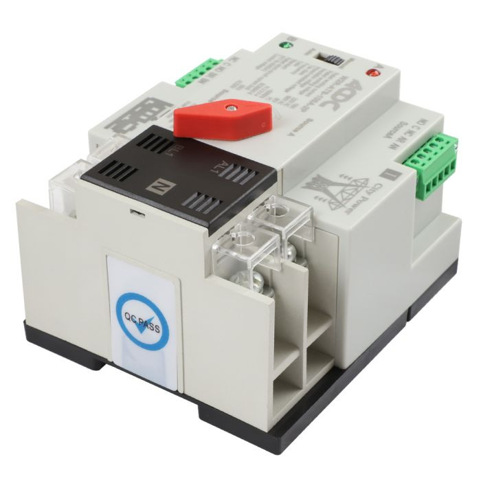 100A 2 Pole Automatic Motorised Changeover Switch W2R-ATS-100A-2P