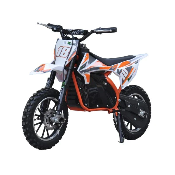 MINI-PULSE 800W 36V ELECTRIC OFF-ROAD DIRT BIKE - ORANGE (4-12 YEARS)