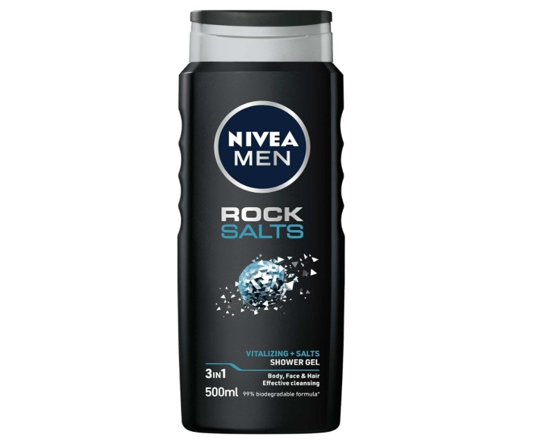 NIVEA MEN Shower Gel Rock Salt 500ml