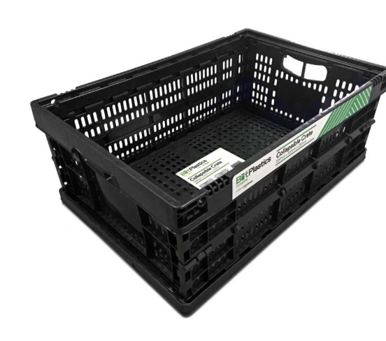 Plastic Collapsible crate Storage Basket