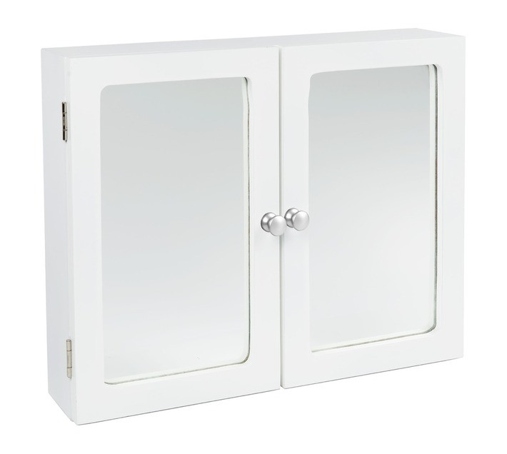 Decorwood Double Bathroom Cabinet White 350 x 510 x 115 mm