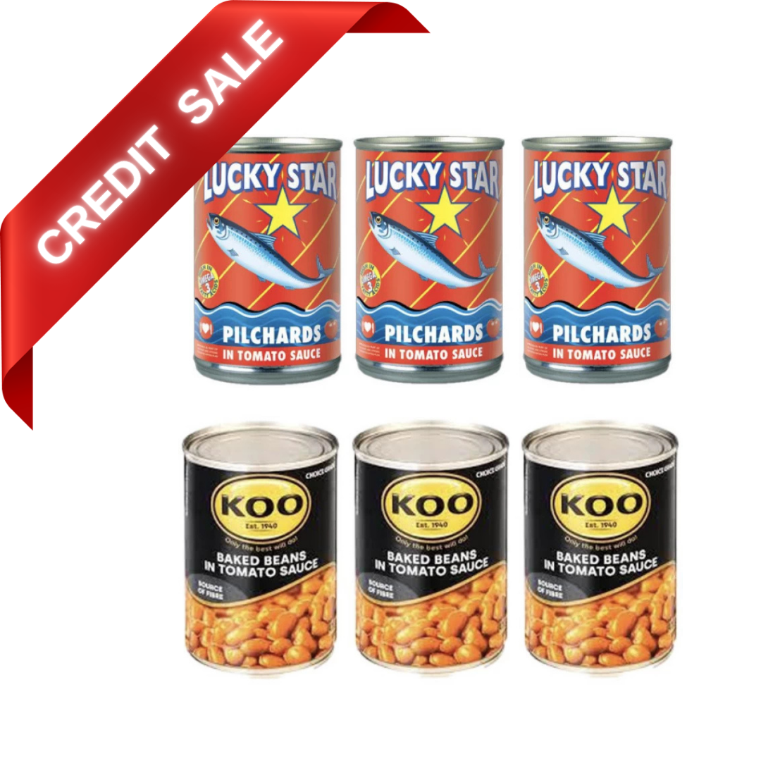 Lucky Star Food Hamper Edible Combo  (3 Pilchards, 3 Koo Baked Beans In Tomato Sauce)