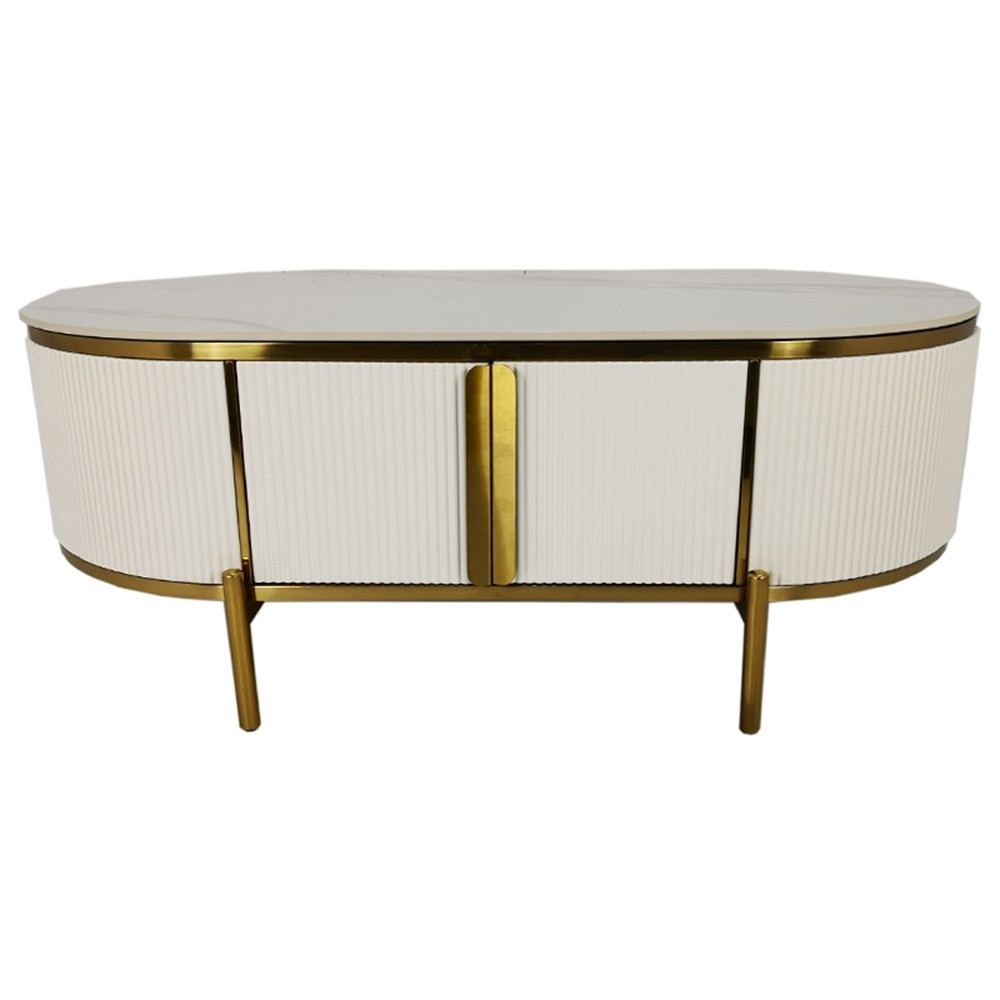 Sleek and Elegant Coffee Table – White