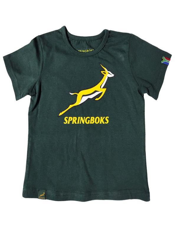 Kids Springbok Tee Green