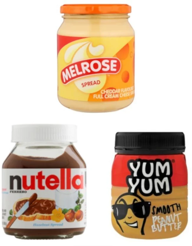 Melrose Cheese spread, chocolate spread, peanut butter Edible Combo  (400 g, 350 g, 400 g)