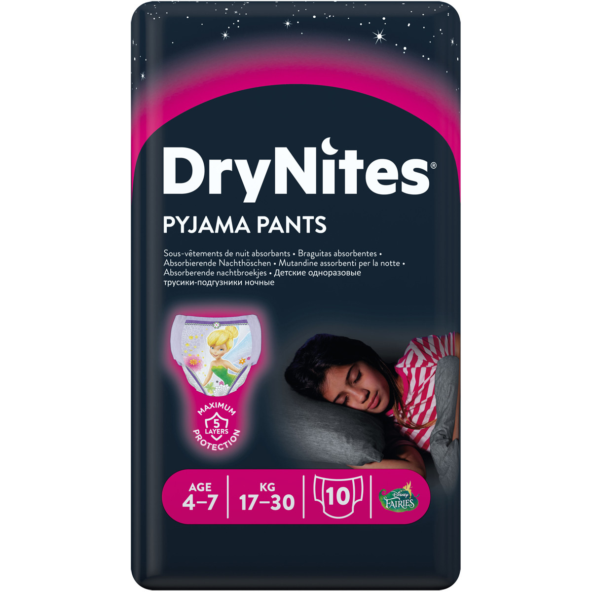 Huggies Drynites Girl 4-7 Years 10