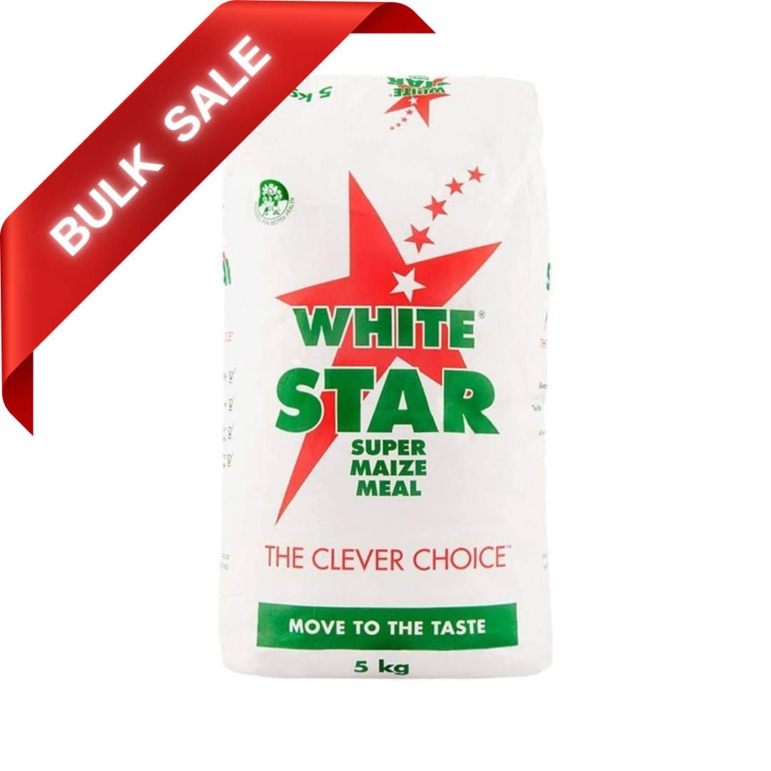 White Star Super Maize Meal in Poly Bag 5 Kg