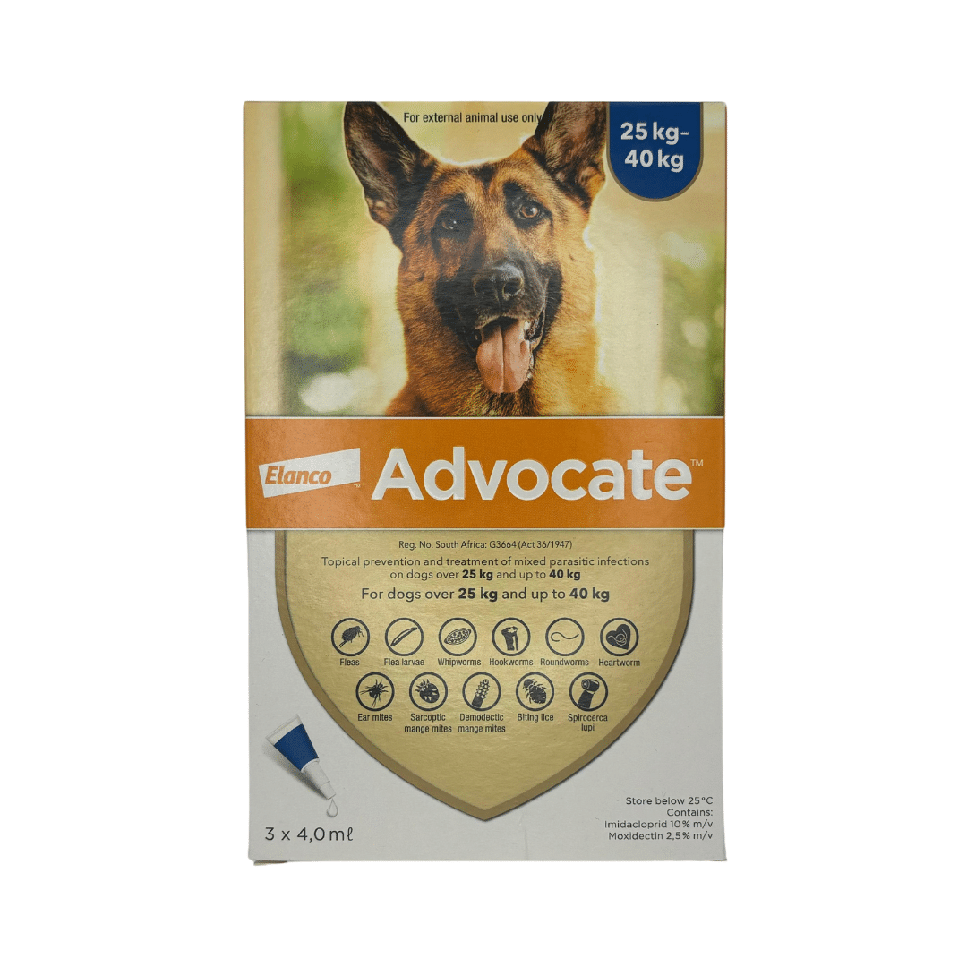 Advocate Extra Large Dogs >25kg (3 Pipette’s) Blue