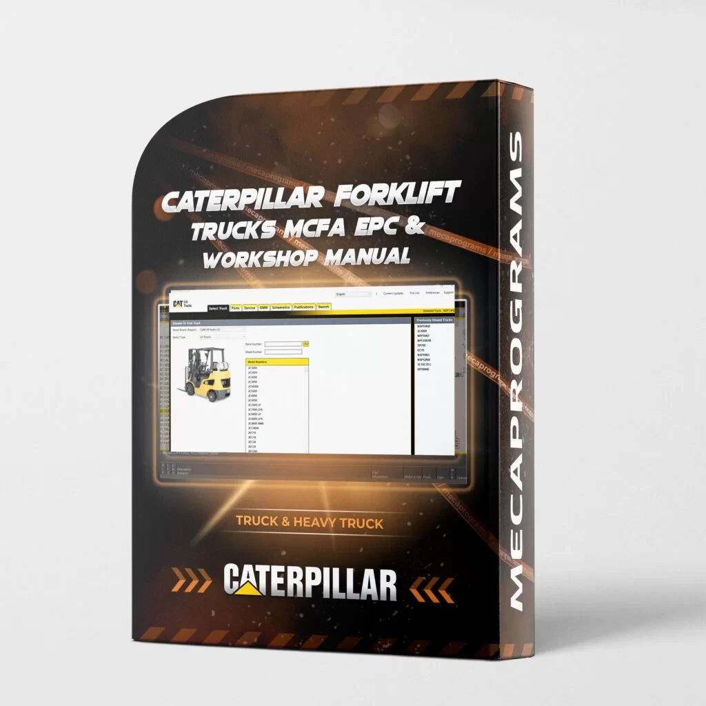 CATERPILLAR FORKLIFT TRUCKS MCFA EPC & SERVICE MANUALS 3.0.0.10 [2022.10]