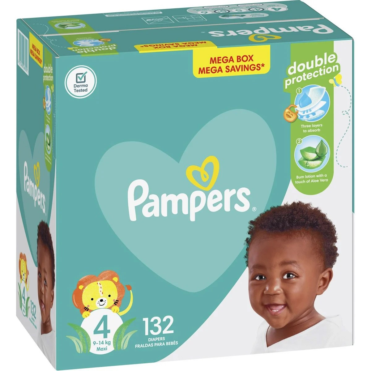 Pampers Active Mega Box Set Size 4 132