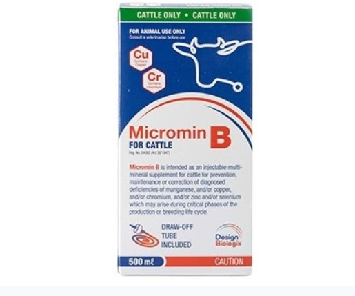 Micromin B For Cattle 500ml Design Biologix