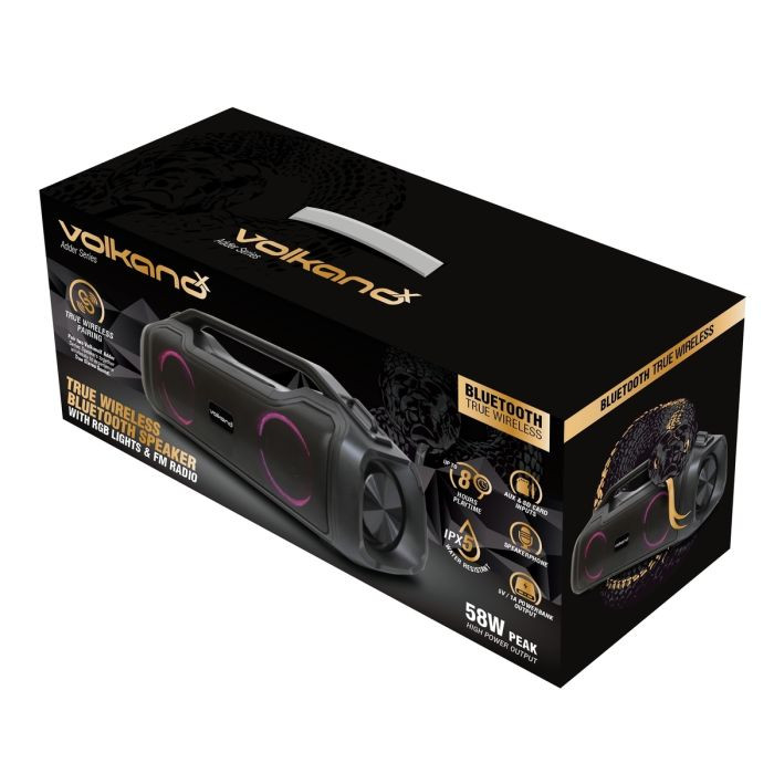 VolkanoX Adder Bluetooth Speaker - Black