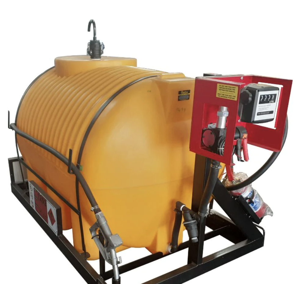 1000l Diesel Bowser 40lpm-12v-Exec Horizontal Unit