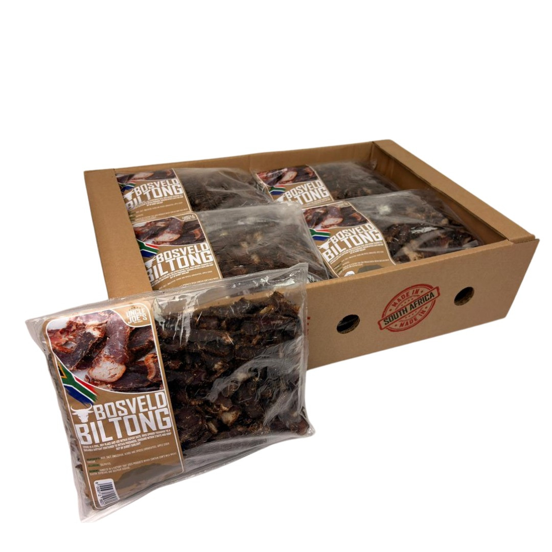 UNCLE JOE’S BOSVELD BITLONG 1KG x 8