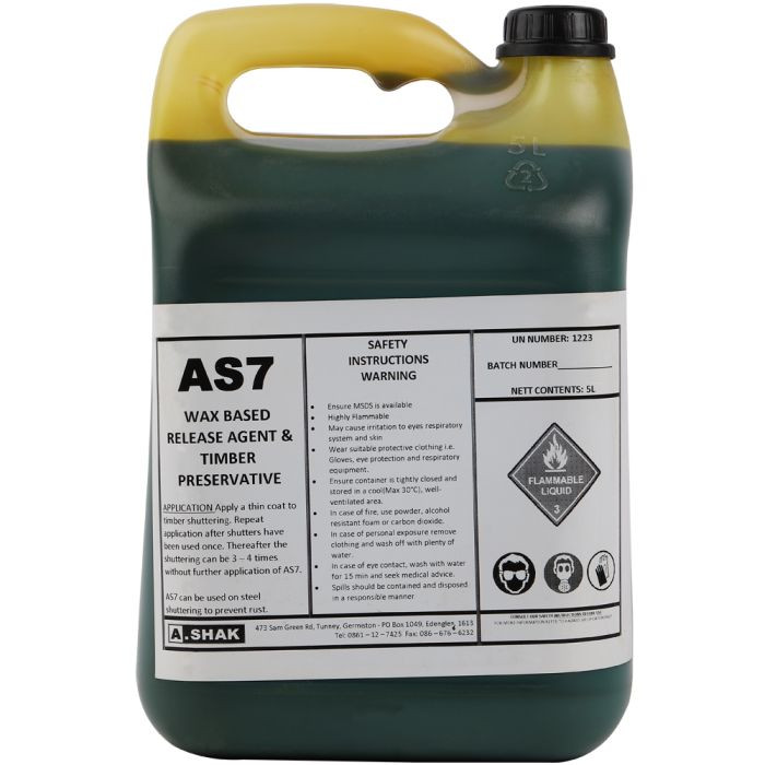A.Shak Shutter Oil 5L AS/7