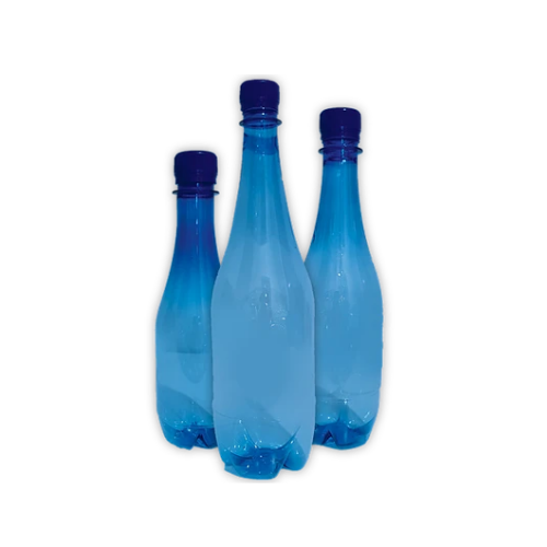500ml PET Bottle 28mm TEARDROP BLUE