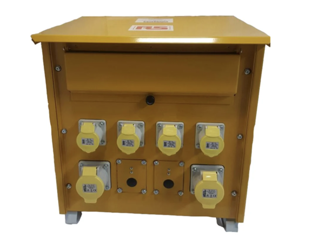 10kVA Site Transformer, 400V Primary, 110 (55V Secondary, 2 x 32 A, 4 x 16 A O/P