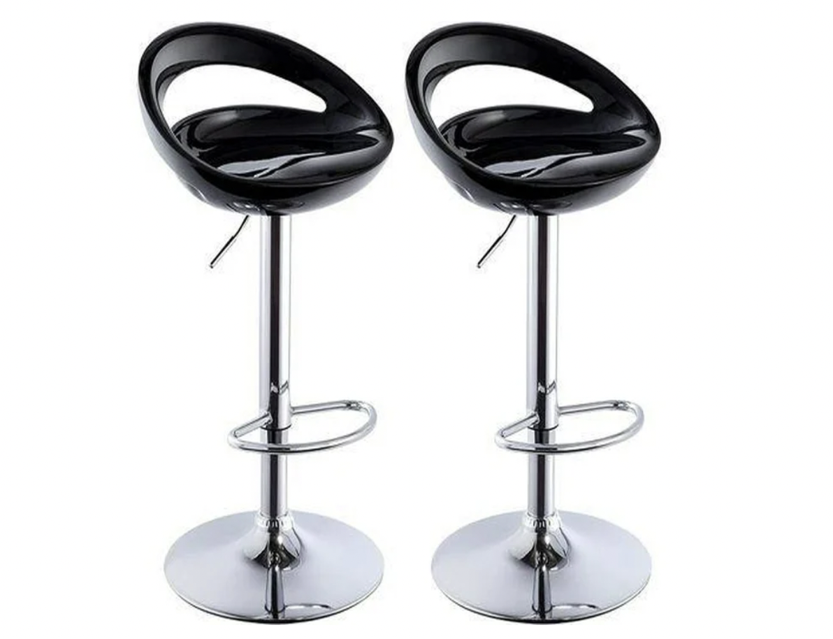 Height Adjustable Bar Stools/Kitchen Counter Chairs - Set of 2