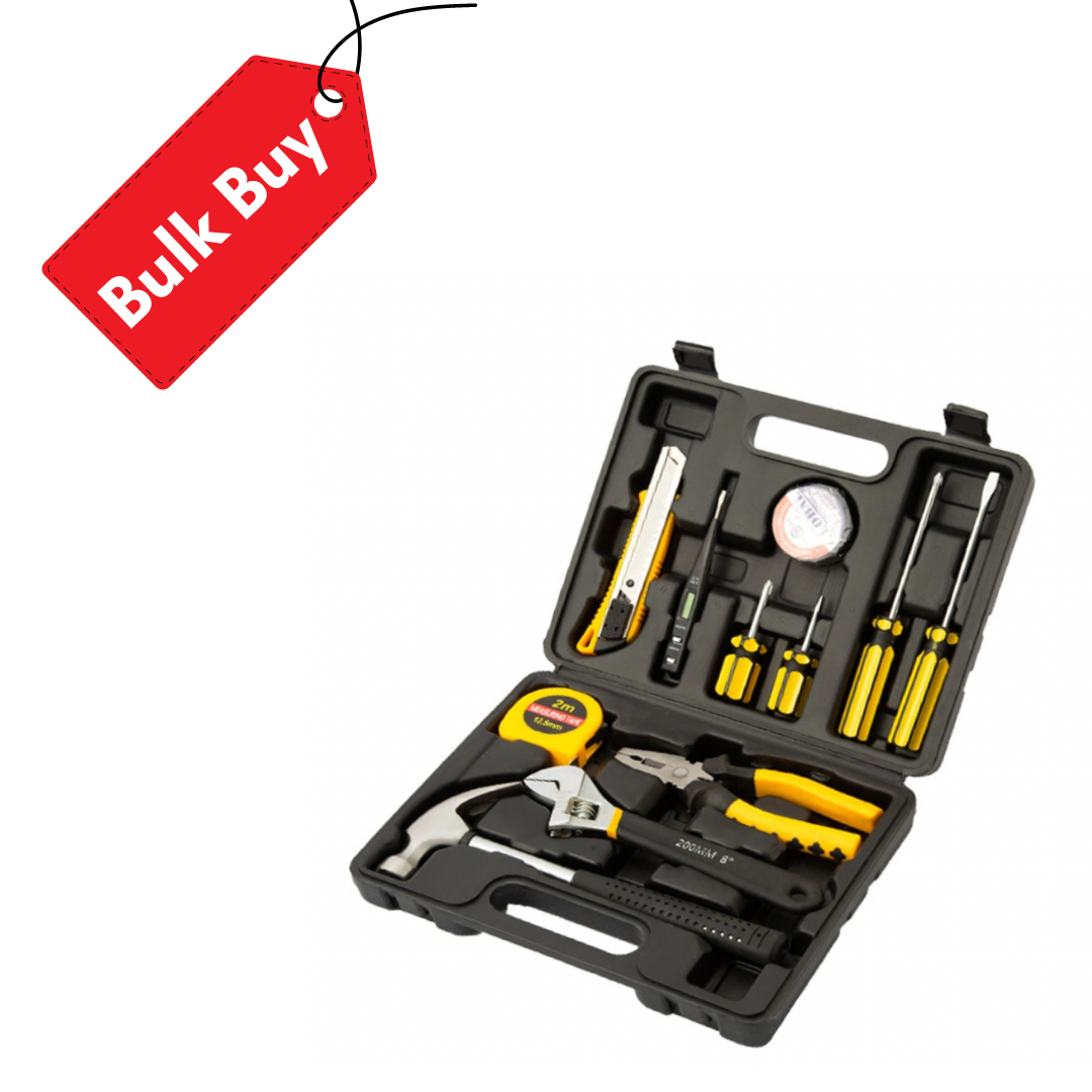 Household 12 PCS Multi Functional Wrench Hand Tools Set Box