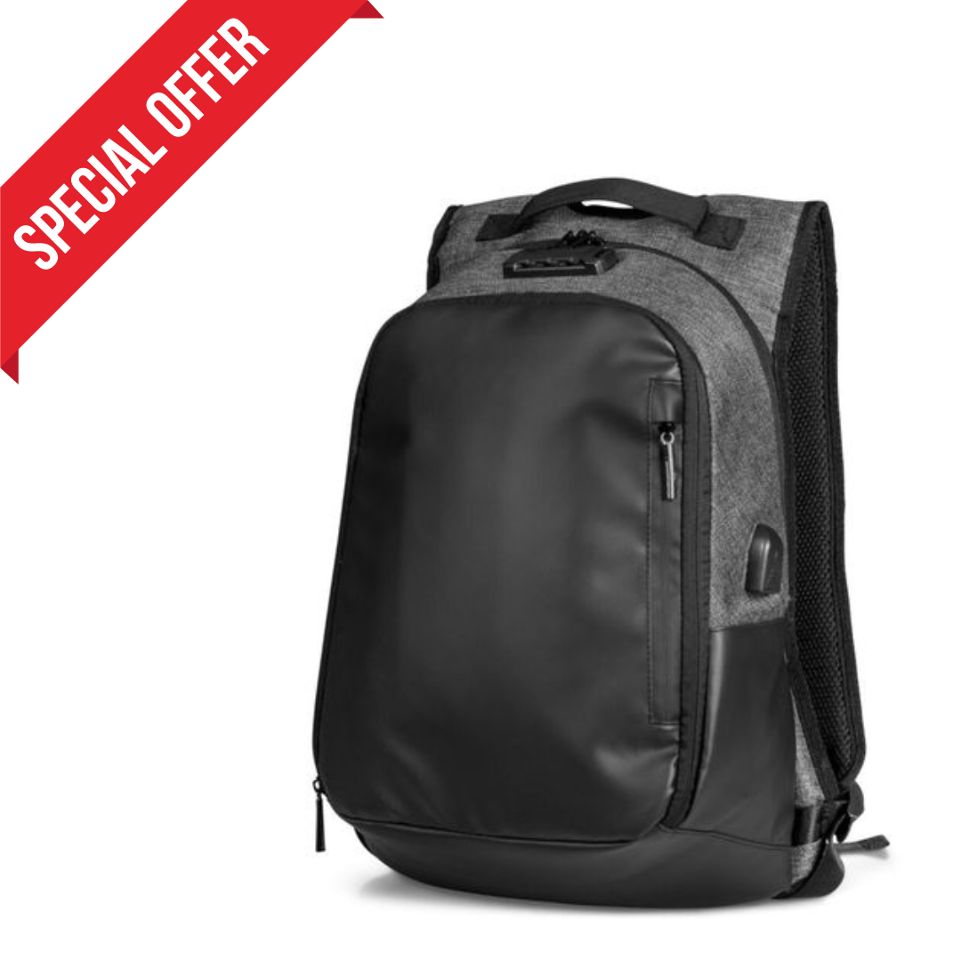 OMT Fashion & Clothing Pentagon Anti-Theft Tech Backpack- Black