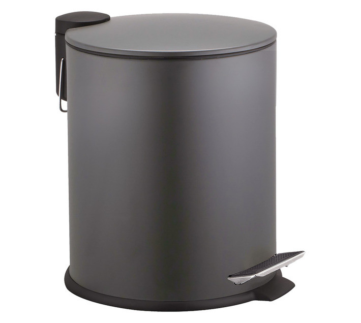 First Dutch Brand Pedal Bin Matt Grey 5 L