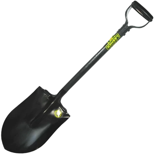 SHOVEL RND 230X600MM MB2 STEEL LAS - STEEL SHAFT - METAL HILT