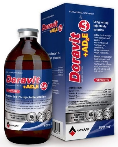 Doravit +AD3E LA 500ml Antrovet